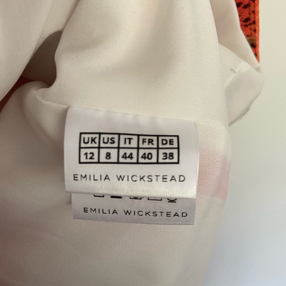 Emilia Wickstead Orange floral mini dress - Picture 5 of 6